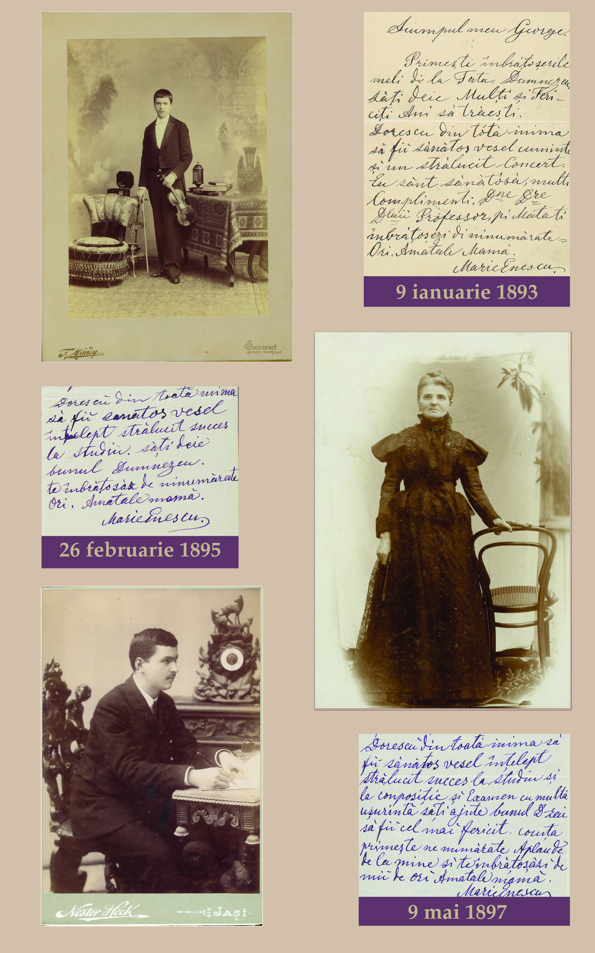  Maria Enescu: 2. Perioada studiilor la Viena și Paris (1888 -  1899)